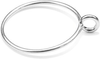 Bague LOOP, Or 585 ou Silber 925, Größe 50-56, Fait à la main en Allemagne, JRJ - Silber - 56 (17.8) - Argent Sterling 925 2