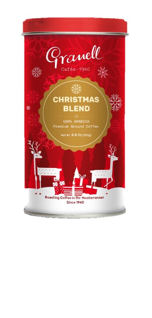 Navidad-Café molido Christmas Blend- 100% Arabica.