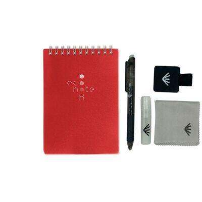 Bloc de notas reutilizable econotes™ A6 - Kit de accesorios incluido