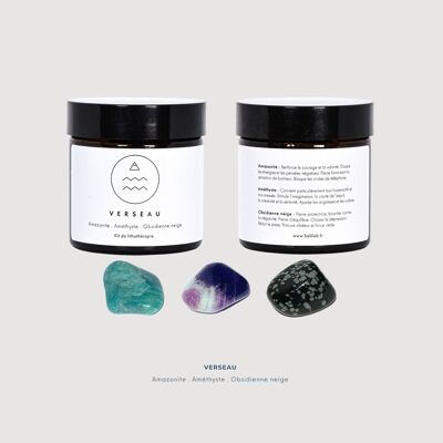 Astrological lithotherapy kit - AQUARIUS