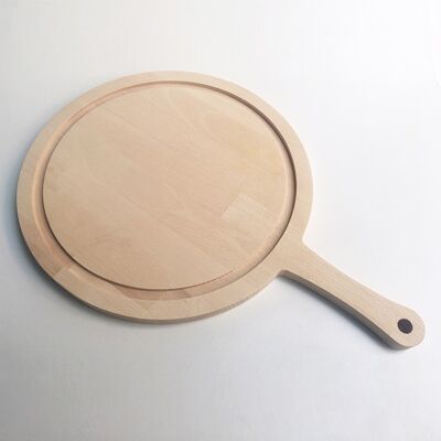 Amandine the wooden cutting board - Round with handle