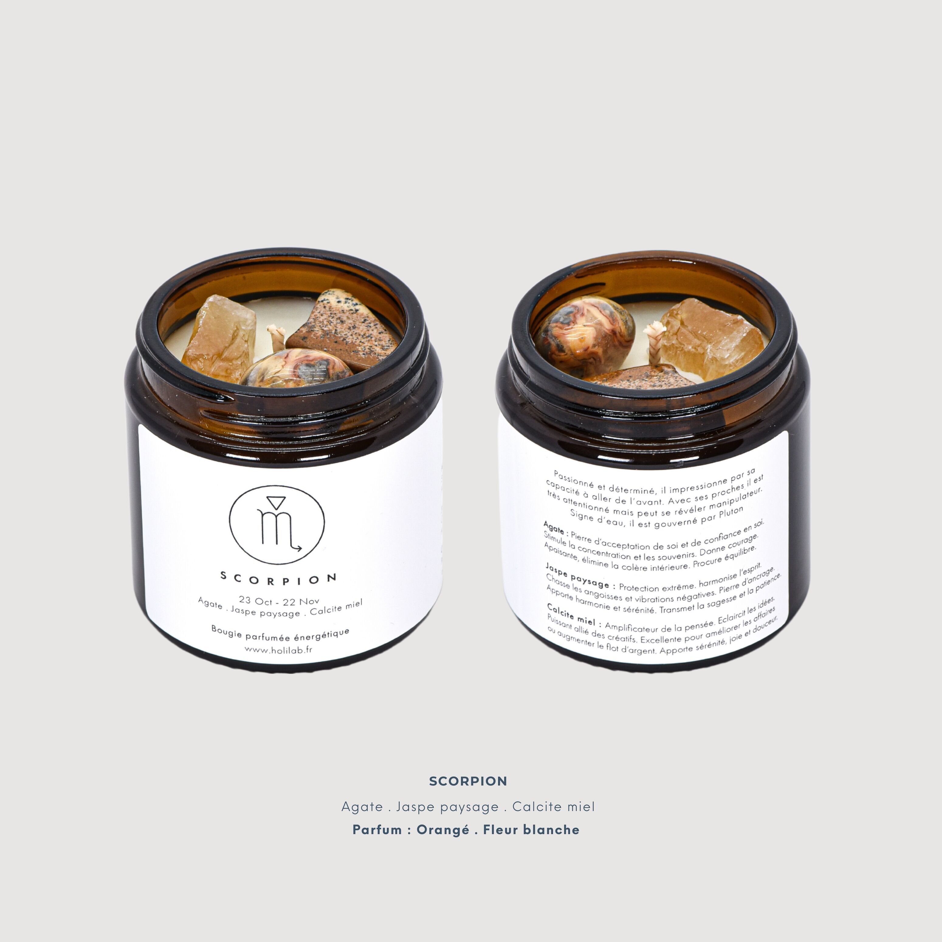 Scorpione - Candela energetica astrologica vegana profumata
