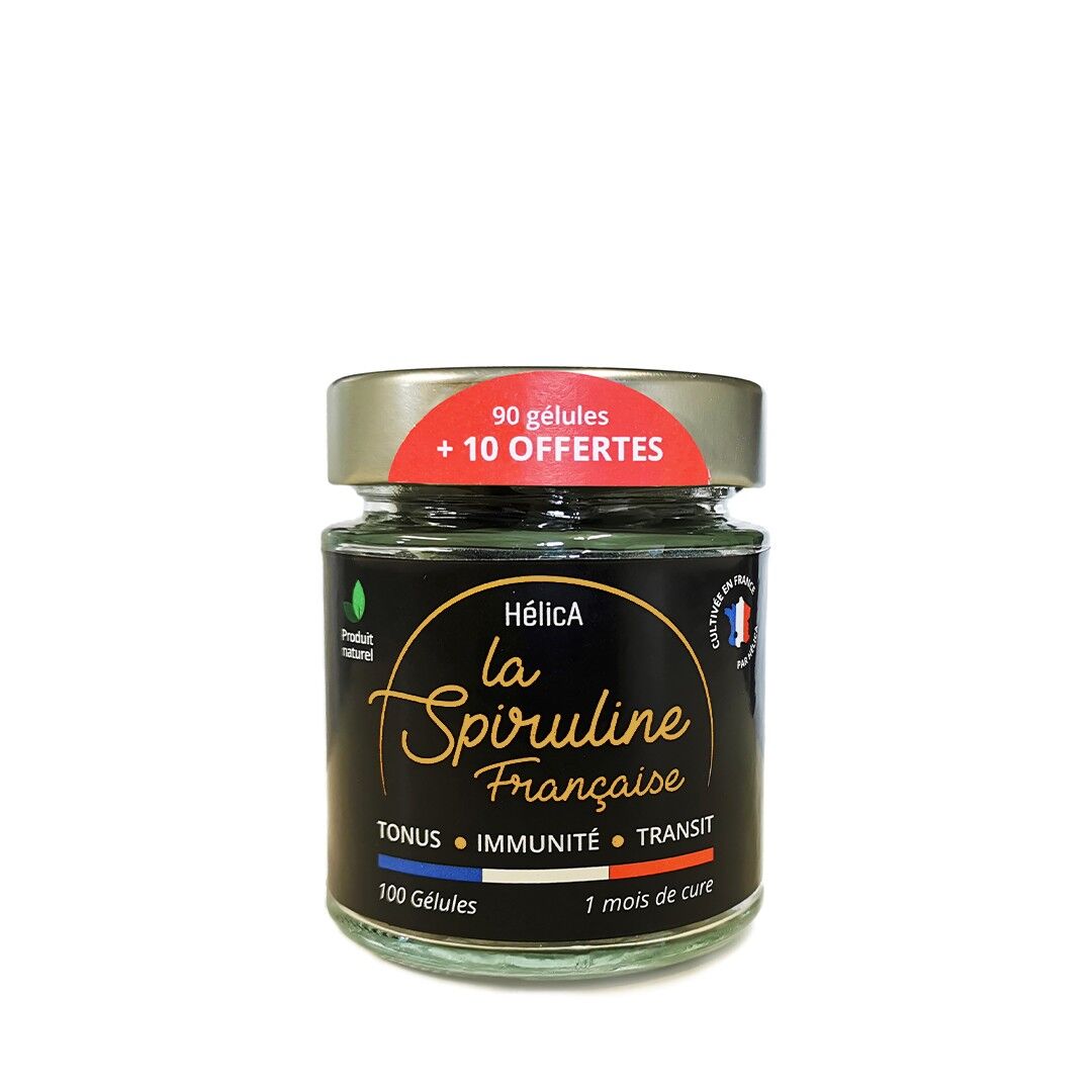 Espirulina cultivada en Francia 100 cápsulas
