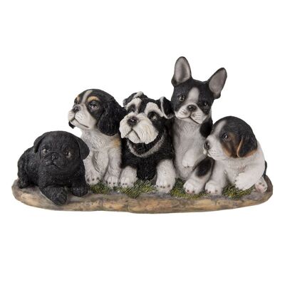 Decoratie honden 33x12x17 cm 2