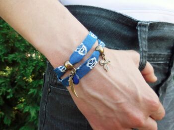 Bracelet Longo Maï Bleu 2