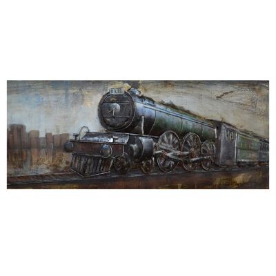 Wanddecoratie Trein 180x5x56 cm 1