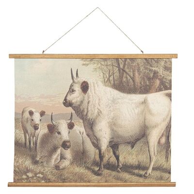 Wandkaart koeien 100x2x75 cm 1