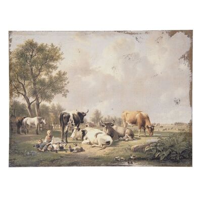 Schilderij met koeien 73x3x55 cm 1