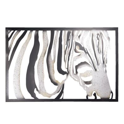 Wanddecoratie zebra 85x3x55 cm 1