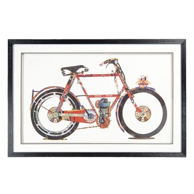 Schilderij fiets 107x4x69 cm 1