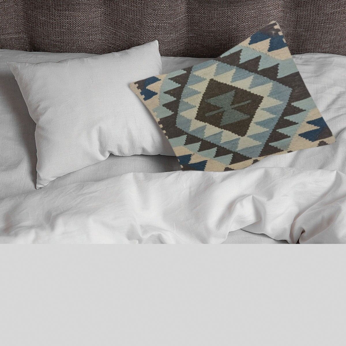 Fodera per cuscino in nappa intrecciata a mano