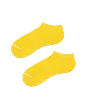 Chaussettes basses jaunes recyclées - Lot de 2 1