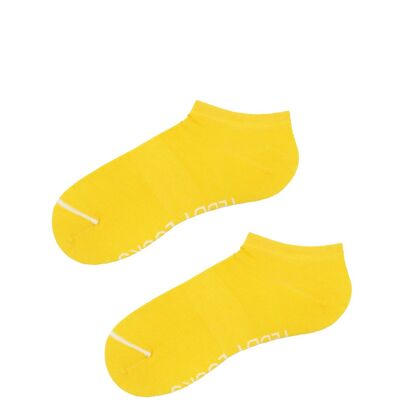 Calzini bassi gialli riciclati - Confezione da 2