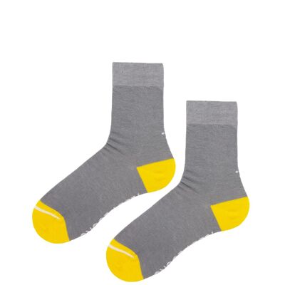 Recycled Light Grey Crew Socks - 2 Pack