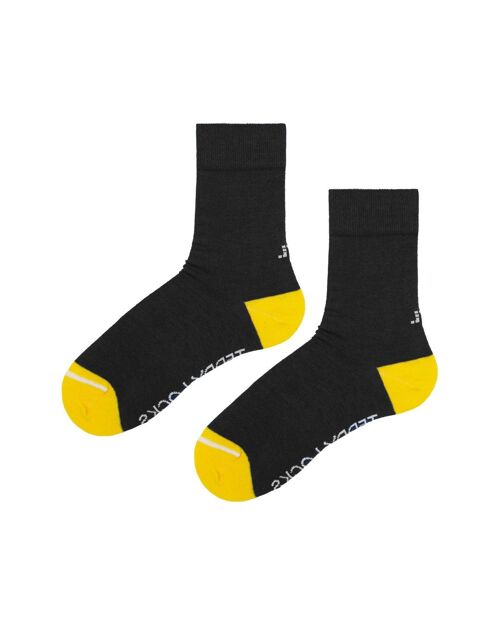 Recycled Charcoal Crew Socks - 2 Pack
