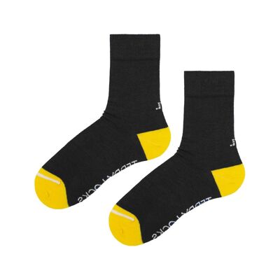 Recycled Charcoal Crew Socks - 2 Pack