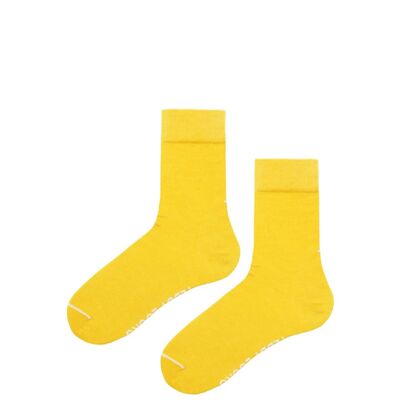 Recycled Yellow Crew Socks - 2 Pack