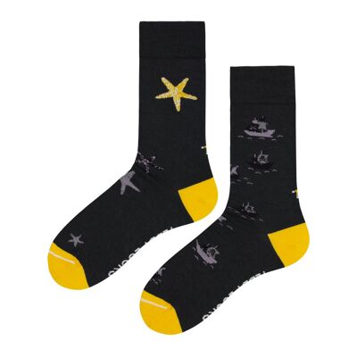 Umweltfreundliche Sea Odyssey Crew-Socken in Grau