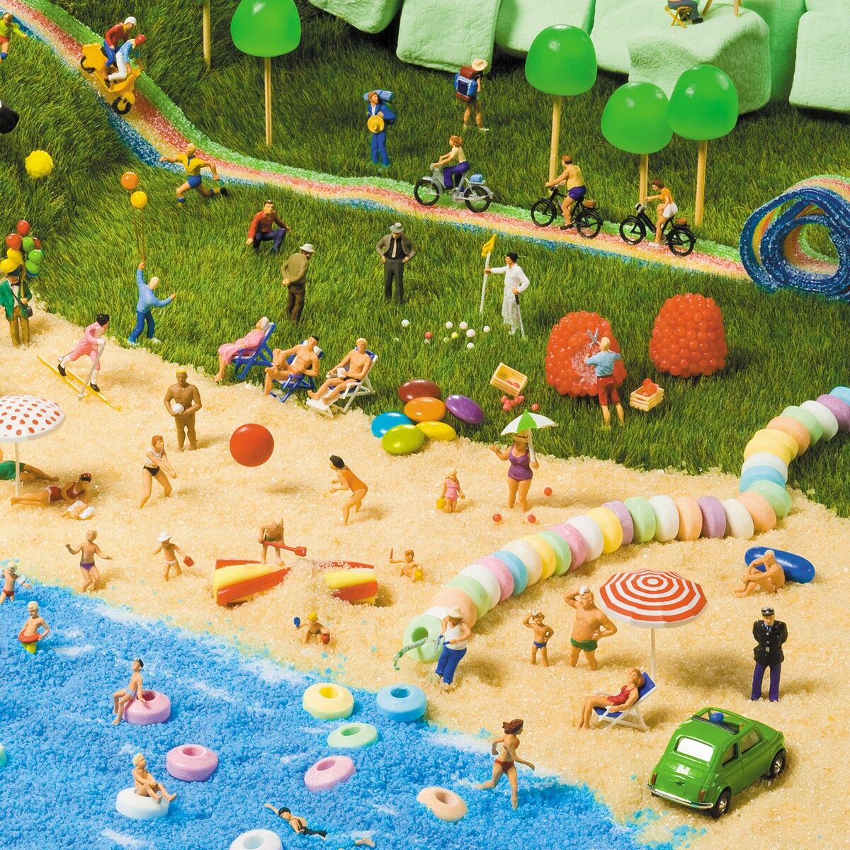 Cartolina d'auguri vuota di dolci di mare