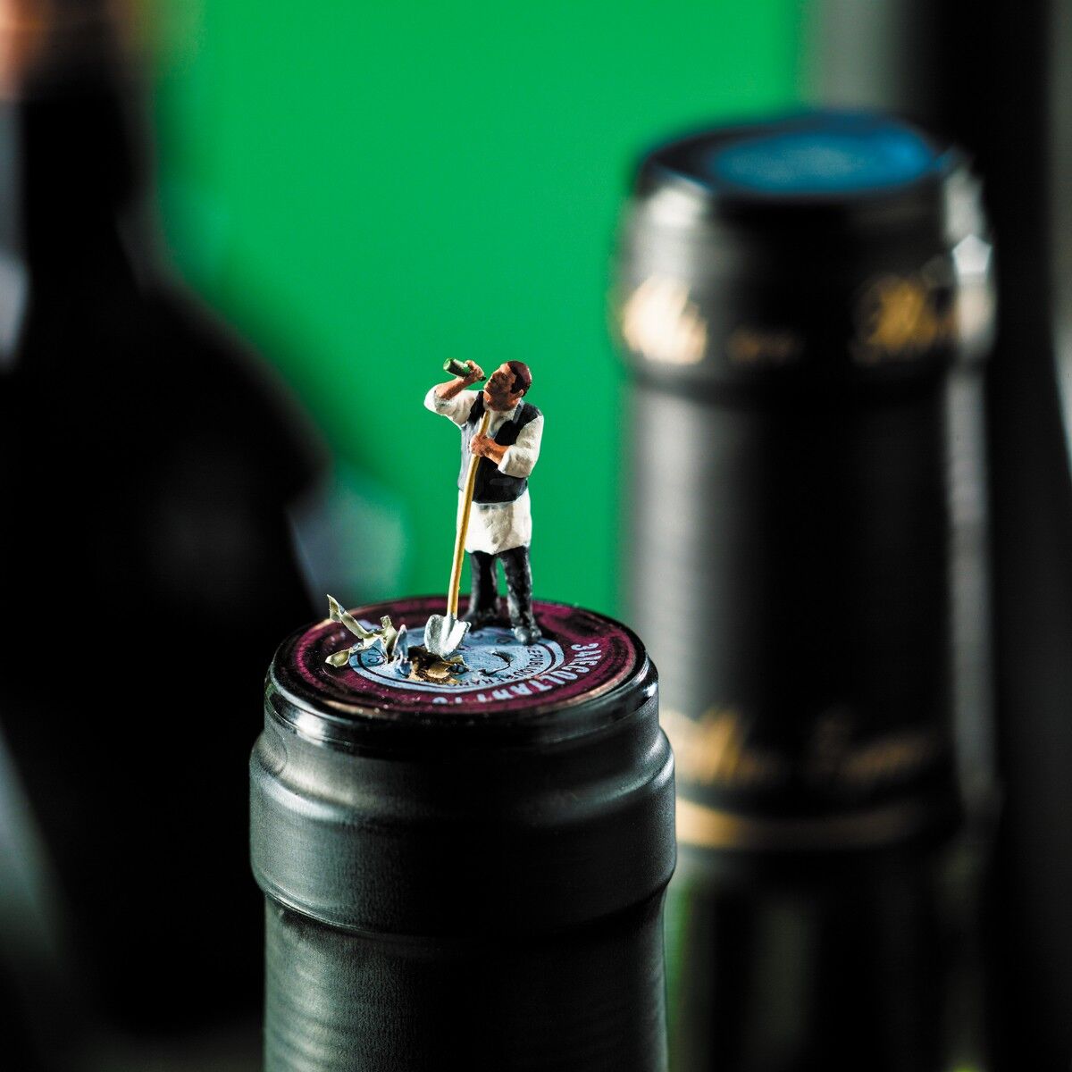 Graben nach leeren Grußkarten des Schatzes