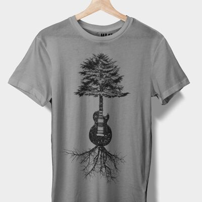 Raíces de guitarra - Camiseta ajustada hombre