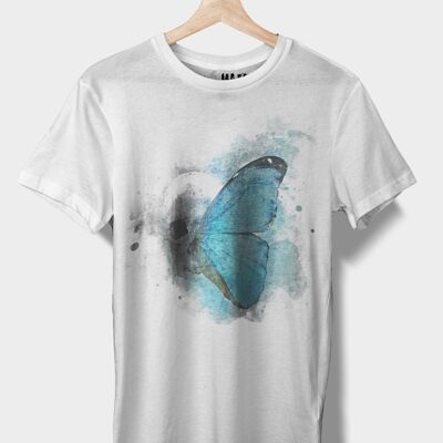 Calavera de mariposa - Camiseta ajustada hombre