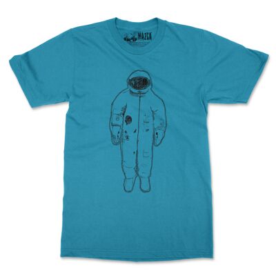 Astronaut Lines - Maglietta da uomo M-Fit