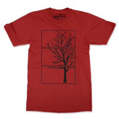Marco de árbol - Camiseta ajustada hombre