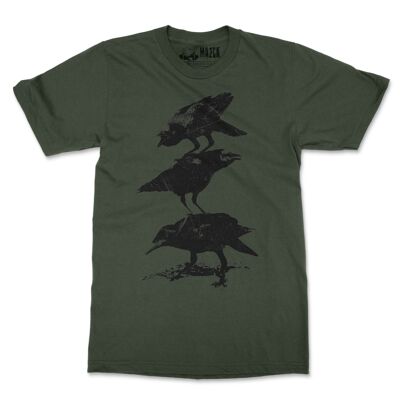 Cuervos - Camiseta ajustada hombre