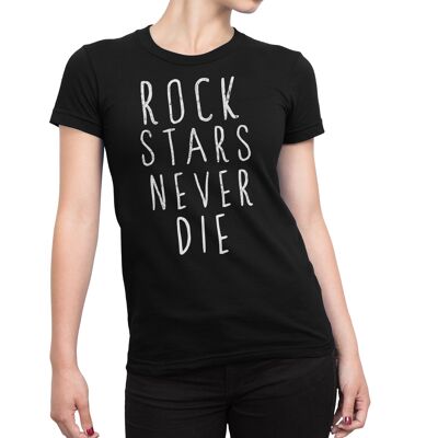 T-shirt Rock Stars à col ras du cou pour femme