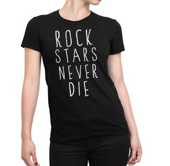 T-shirt Rock Stars à col ras du cou pour femme 1