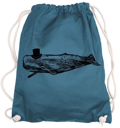 Mr. Whale Wal Wale Zigarre Turnbeutel Rucksack