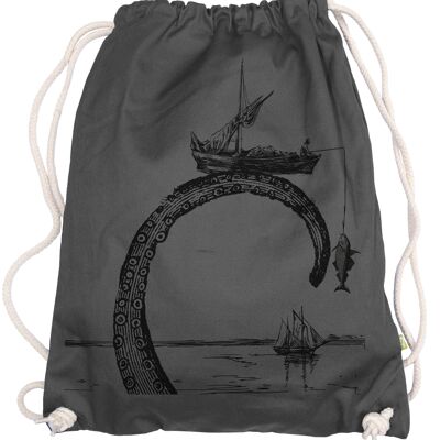 Octo Fishing Fischer Angler Angeln Turnbeutel Rucksack