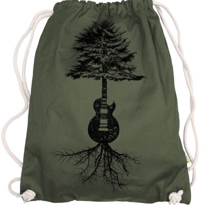 Guitar Tree Gitarre Gitarrenbaum Turnbeutel Rucksack