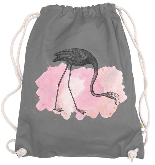 Pink Flamingo Turnbeutel Rucksack