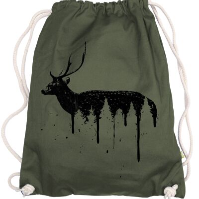 The Forrest Deer Turnbeutel Rucksack