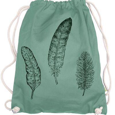 Feather Feathers gym bag backpack