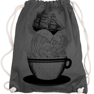 Cup of Ship Tasse mit Schiff Turnbeutel Rucksack