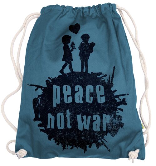 Not War Turnbeutel Rucksack Peace Frieden