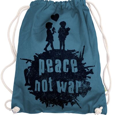 Not War Turnbeutel Rucksack Peace Frieden