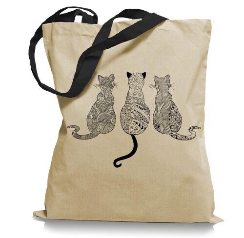 Cats Stoffbeutel Einkaufstasche Tasche Tragetasche / Bag
