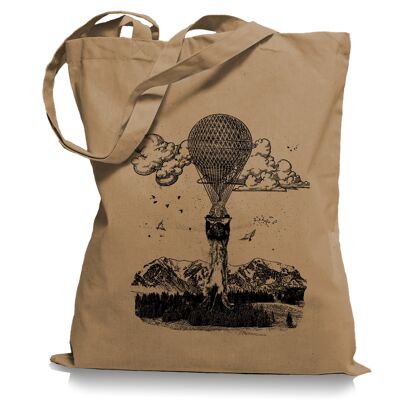 Balloon Cat Cat Cloth Bag Shopping Bag Tote Bag / Bag