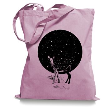 Deer Moon - sac en tissu sac en jute