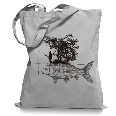 Carp Fishing Angler Cloth Bag Jute Bag Carry Bag