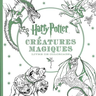 LIBRO DA COLORARE - Harry potter: creature magiche