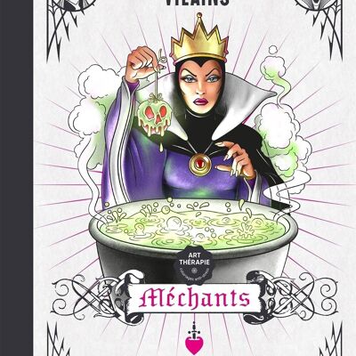 COLORING BOOK - Disney Villains Art Therapy