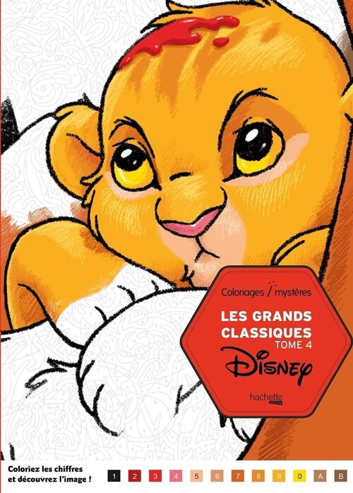 LIVRE DE COLORIAGE - Les grands classiques Disney tome 4