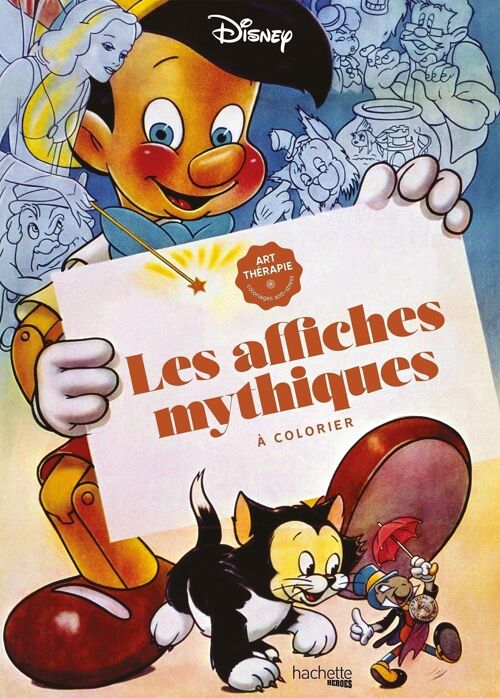 Grand bloc Disney Les affiches mythiques à colorier