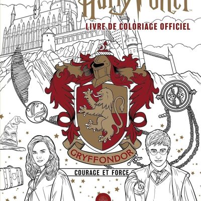 LIVRE DE COLORIAGE - Harry Potter - Gryffondor - Le livre de coloriage officiel