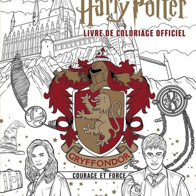 LIVRE DE COLORIAGE - Harry Potter - Gryffondor - Le livre de coloriage officiel